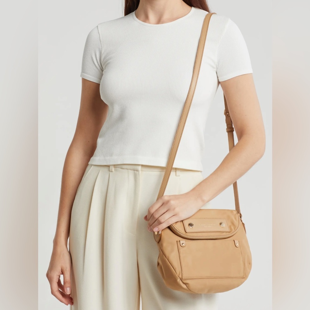 Marc Jacobs Nylon Crossbody Bag | Color: Iced Coffee (beige) - NWT
